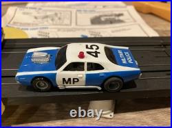 Vintage A-TEAM Slot Car Action Race Track Set Complete Withbox 1983 TYCO NICE