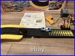 Vintage A-TEAM Slot Car Action Race Track Set Complete Withbox 1983 TYCO NICE