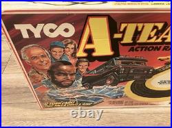Vintage A-TEAM Slot Car Action Race Track Set Complete Withbox 1983 TYCO NICE