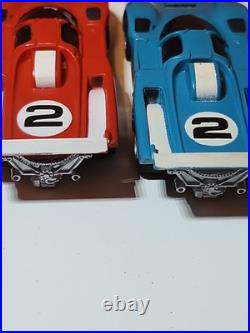 Vintage AFX Porsche 917 Lot of 8 track tested HO Slot Car watch video