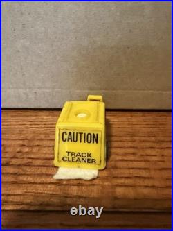 Vintage AJ's OSCAR The Track Cleaner Slot Car Yellow HO Scale (Working) 3