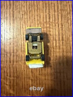 Vintage AJ's OSCAR The Track Cleaner Slot Car Yellow HO Scale (Working) 3