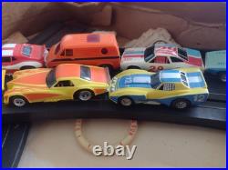 Vintage Afx Aurora Championship Raceway Set Extra Cars And Track Magna Sonic