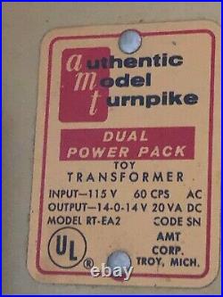 Vintage Amt Authentic Model Turnpike Pontiac & Steering Wheel Tc 206