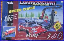 Vintage Artin Electric Slot Car Set Lamborghini Championship 100% Complete
