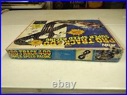 Vintage Artin Pro Track 400 Super Speed Racing 4 Slot Car Set With Box