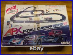 Vintage Aurora AFX Royale Championship Slot Car Set Boxed with Cars & Track