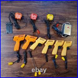 Vintage Aurora AFX slot car collection with race tracks & controls