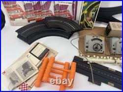 Vintage Aurora Slot Car Track Lot, Transformer, Assorted Pieces NOT TESTED-PARTS