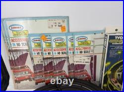 Vintage Aurora Slot Car Track Lot, Transformer, Assorted Pieces NOT TESTED-PARTS