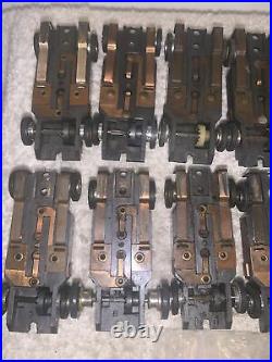 Vintage Aurora TJet Chassis LOT of 15 ALL RUN AND WITH TRACK PINS AND SCREWS