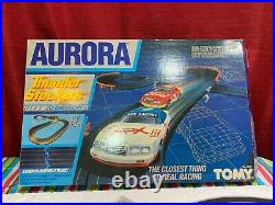 Vintage Aurora Thunder Stockers Race Track by TOMY with Cars No. 8602 COMPLETE