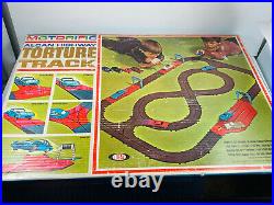 Vintage COMPLETE 1965 Ideal Motorific Torture Track with SIX 6 Cars! & Box