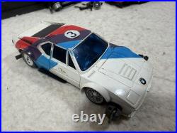 Vintage Carrera Slot Car Racing Set Germany Track Cars Controllers Lights Signs