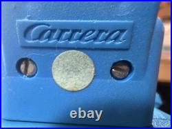 Vintage Carrera Slot Car Racing Set Germany Track Cars Controllers Lights Signs