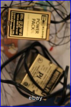 Vintage Eldon Slot Car Track with two power packs and Controller's