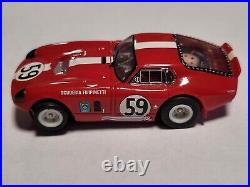 Vintage HO AFX SRT Shelby Daytona Cobra international Clear Race Track Slot Car