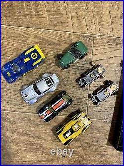 Vintage HO Slot Cars Track and Accessories