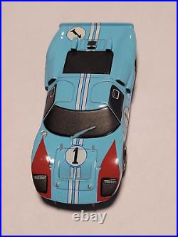 Vintage HO TOMY AFX Turbo #1 Ken Miles Ford GT40 MK ll Race Track Slot Car