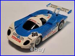 Vintage HO TOMY AFX Turbo #36 Minolta Toyota Race Track Slot Car Very Nice