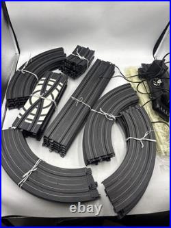 Vintage Life-Like HO Slot Car Super-Glow Speedway Set 9633 40ft Track No Cars