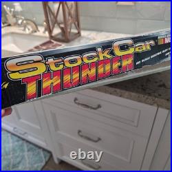 Vintage Racing Stock Car Thunder HO Scale NASCAR Slot Car Set 45ft Track UNUSED