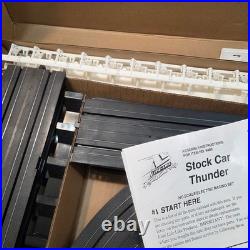 Vintage Racing Stock Car Thunder HO Scale NASCAR Slot Car Set 45ft Track UNUSED Vintage Racing Stock Car Thunder HO Scale NASCAR Slot Car Set 45ft Track UNUSED