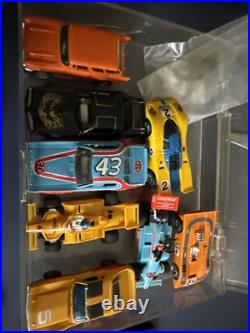 Vintage Racing Team Remote Control Slot Car Set. 8 Slot Cars, Tracks, With Extra