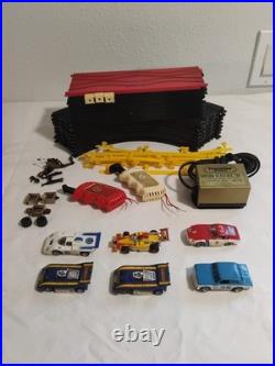 Vintage Rare Aurora AFX, G-Plus, Tycopro Slot Cars Lot With Track & Accessories