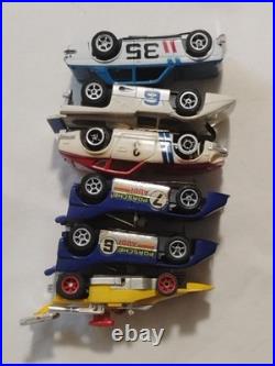 Vintage Rare Aurora AFX, G-Plus, Tycopro Slot Cars Lot With Track & Accessories