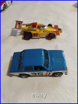 Vintage Rare Aurora AFX, G-Plus, Tycopro Slot Cars Lot With Track & Accessories