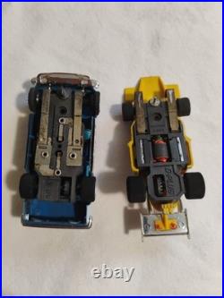 Vintage Rare Aurora AFX, G-Plus, Tycopro Slot Cars Lot With Track & Accessories