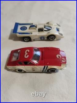 Vintage Rare Aurora AFX, G-Plus, Tycopro Slot Cars Lot With Track & Accessories