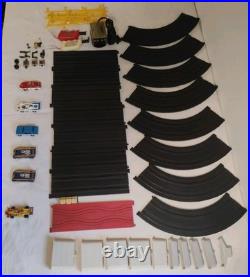 Vintage Rare Aurora AFX, G-Plus, Tycopro Slot Cars Lot With Track & Accessories