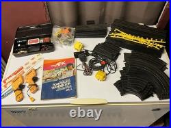 Vintage SLOT CAR LOT AFX 52 Track Pieces Cars Chassis Aurora Tyco HO 1970s