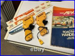 Vintage SLOT CAR LOT AFX 52 Track Pieces Cars Chassis Aurora Tyco HO 1970s