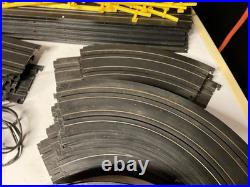 Vintage SLOT CAR LOT AFX 52 Track Pieces Cars Chassis Aurora Tyco HO 1970s