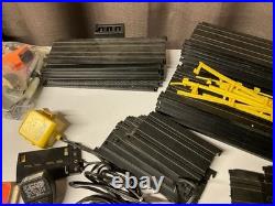 Vintage SLOT CAR LOT AFX 52 Track Pieces Cars Chassis Aurora Tyco HO 1970s