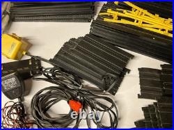 Vintage SLOT CAR LOT AFX 52 Track Pieces Cars Chassis Aurora Tyco HO 1970s