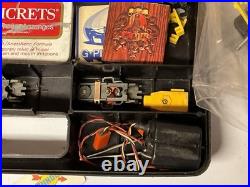 Vintage SLOT CAR LOT AFX 52 Track Pieces Cars Chassis Aurora Tyco HO 1970s