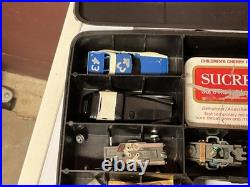 Vintage SLOT CAR LOT AFX 52 Track Pieces Cars Chassis Aurora Tyco HO 1970s