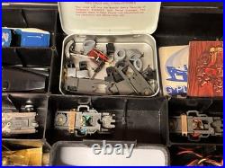 Vintage SLOT CAR LOT AFX 52 Track Pieces Cars Chassis Aurora Tyco HO 1970s