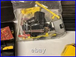 Vintage SLOT CAR LOT AFX 52 Track Pieces Cars Chassis Aurora Tyco HO 1970s
