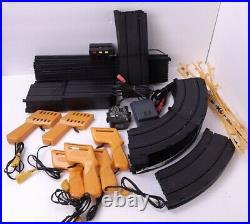 Vintage SLOT CAR Lot AURORA AFX Ho Grip Controllers, Tracks, Power Supply Lot