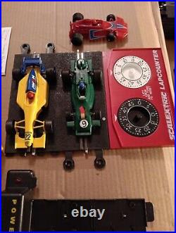 Vintage Scalextric Super Scale 132 Pole Position Race Set Extra Track Cars