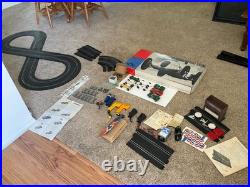 Vintage Strombecker Slot Car Indianapolis Road Racing With 8 Cars, Track, &Extras