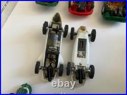 Vintage Strombecker Slot Car Indianapolis Road Racing With 8 Cars, Track, &Extras