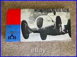 Vintage Strombecker Slot Car Indianapolis Road Racing With 8 Cars, Track, &Extras