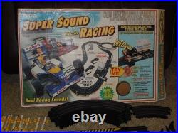Vintage TYCO 1992 Super Sound Racing Slot Cars Race Track Set Box Near COMPLETE Vintage TYCO 1992 Super Sound Racing Slot Cars Race Track Set Box Near COMPLETE
