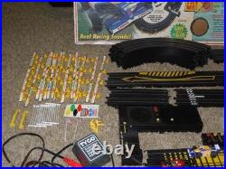 Vintage TYCO 1992 Super Sound Racing Slot Cars Race Track Set Box Near COMPLETE